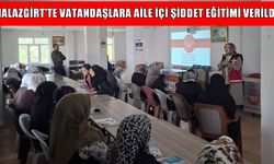 Malazgirt’te aile içi şiddet ve erken yaşta evlilikle mücadele eğitimi verildi