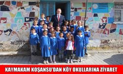 Bulanık Kaymakamı Koşansu'dan köy okulları ziyareti