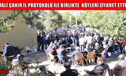 Muş Valisi Çakır, il protokolüyle birlikte köyleri ziyaret etti