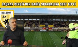 Muşspor’dan futbolda bahis skandalına sert tepki