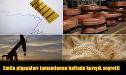 Emtia Piyasaları Haftayı Karışık Tamamladı: Altın Rekor Kırarken, Petrol ve Tarım Ürünleri Geriledi