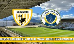 Muşspor, Menemen FK maçı ne zaman, nerede, hangi kanalda?