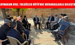 Korkut Kaymakamı Ayaz, Yolgözler Köyü’nde vatandaşlarla buluştu
