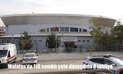 Malatya’da 116 sanıklı çete davasında 8 tahliye