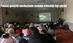 Patnos gençlik merkezinde sinema etkinliği ilgi gördü