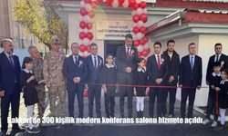 Hakkari’de 300 kişilik modern konferans salonu hizmete açıldı