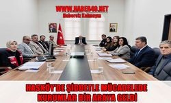 Hasköy’de 'Kadına Yönelik Şiddetle Mücadele' toplantısı yapıldı