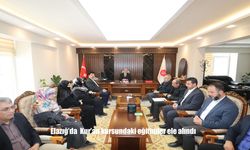 Elazığ'da Kur'an kursundaki eğitimler ele alındı