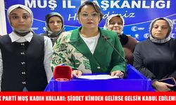 AK Parti Muş Kadın Kolları’ndan 25 Kasım mesajı