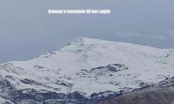 Batman’a mevsimin ilk karı yağdı