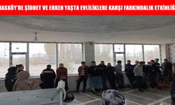 Hasköy’de “Kadına Yönelik Şiddet” ve “Erken Yaşta Evlilikler"e karşı bilgilendirme çalışması yapıldı