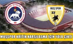 Muşspor galibiyet için yola çıktı