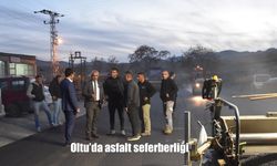 Oltu'da asfalt seferberliği
