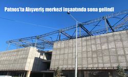 Patnos'ta Alışveriş merkezi inşaatında sona gelindi