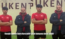 Elazığlı sporcu Emre Kara milli takım kampına davet edildi