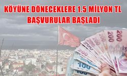 Muş'ta köyüne geri dönene 1,5 milyon TL hibe: Başvurular başladı