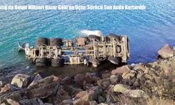 Elazığ’da Beton Mikseri Hazar Gölü’ne Uçtu: Sürücü Son Anda Kurtarıldı