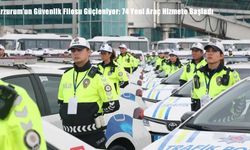 Erzurum’da Güvenlik Güçlerine Büyük Araç Takviyesi: Polis ve Jandarmaya 74 Yeni Araç Teslim Edildi