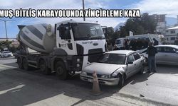 Muş-Bitlis Karayolunda Zincirleme Kaza