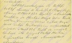 Erzurum Valisi Zühtü Bey’e İstiklal Madalyası Arşivlerden Gün Yüzüne Çıktı