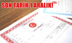 “Ev, Arsa ve İşyeri Sahipleri Dikkat! Emlak Vergisinde Kritik Tarih 1 Aralık”
