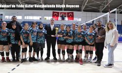 Hakkari’de Yıldız Kızlar Voleybol İl Birinciliği Nefes Kesen Finalle Sona Erdi