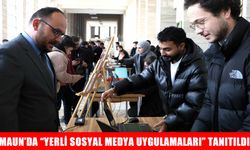 MAUN öğrencileri geliştirdikleri yerli sosyal medya uygulamalarını tanıttı