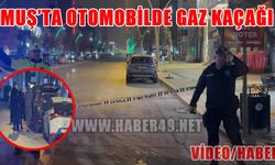 Muş’ta otomobilde gaz kaçağı paniği: Yol trafiğe kapatıldı