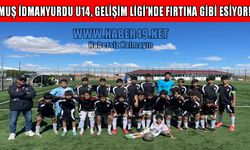 Muş İdmanyurdu U14 takımı şampiyonluk yolunda: Genç yetenekler göz kamaştırıyor