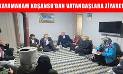 Bulanık Kaymakamı Koşansu, vatandaşları evlerinde ziyaret etti