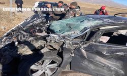 Erzurum Aşkale’de Trafik Kazası: 2 Yaralı