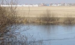 Ardahan’da Kura Nehri Dondu: Yoğun Soğuklar Bölgeyi Etkisi Altına Aldı