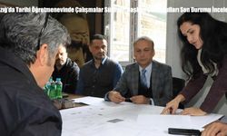 Elazığ’da Tarihi Öğretmenevinde Çalışmalar Sürüyor: Başkan Şerifoğulları Son Durumu İnceledi