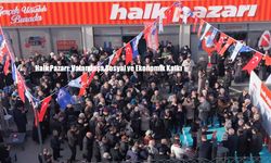 Erzurum Büyükşehir Belediyesi Halk Pazarı’nın Dokuzuncu Şubesi Abdurrahman Gazi Mahallesi’nde Açıldı