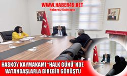Hasköy Kaymakamı Güney, “Halk Günü”nde vatandaşların taleplerini dinledi