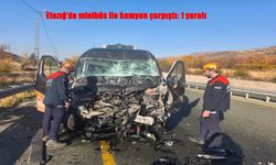 Elazığ’da Minibüs ile Kamyon Çarpıştı: 1 Yaralı