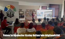 Patnos’ta Öğrencilere Kızılay Haftası Semineri