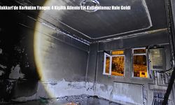 Hakkari’de Korkutan Yangın: 4 Kişilik Ailenin Evi Kullanılamaz Hale Geldi