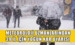 Muş’a Kar Geliyor mu? Meteoroloji Tarih Verdi: Sert Kış Kapıda, 39 İl Beyaza Bürünecek!