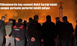 Kuş Cenneti Cehenneme Döndü! Nehil Sazlığı Alev Alev Yanıyor