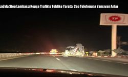 Elazığ’da Stop Lambasız Kepçe Trafikte Tehlike Yarattı: Cep Telefonuna Yansıyan Anlar