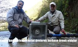 Sudan kendi elektriklerini üreterek herkese örnek oldular