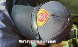 Van'da trafik kazası: 1 yaralı