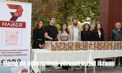 Elazığ'da öğrencilere yöresel lezzet ikramı