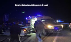 Malatya'da tır otomobille çarpıştı: 2 yaralı