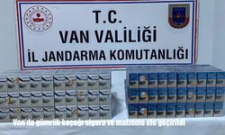 Van’da gümrük kaçağı sigara ve malzeme ele geçirildi