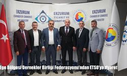 Ege Bölgesi Dernekler Birliği Federasyonu’ndan ETSO’ya ziyaret