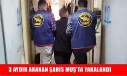 Muş’ta aranan hükümlü, inşaatta yakalandı