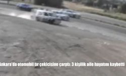 Ankara’da otomobil tır çekicisine çarptı: 3 kişilik aile hayatını kaybetti