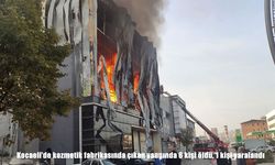 Kocaeli’de kozmetik fabrikasında yangın: 6 ölü, 1 yaralı